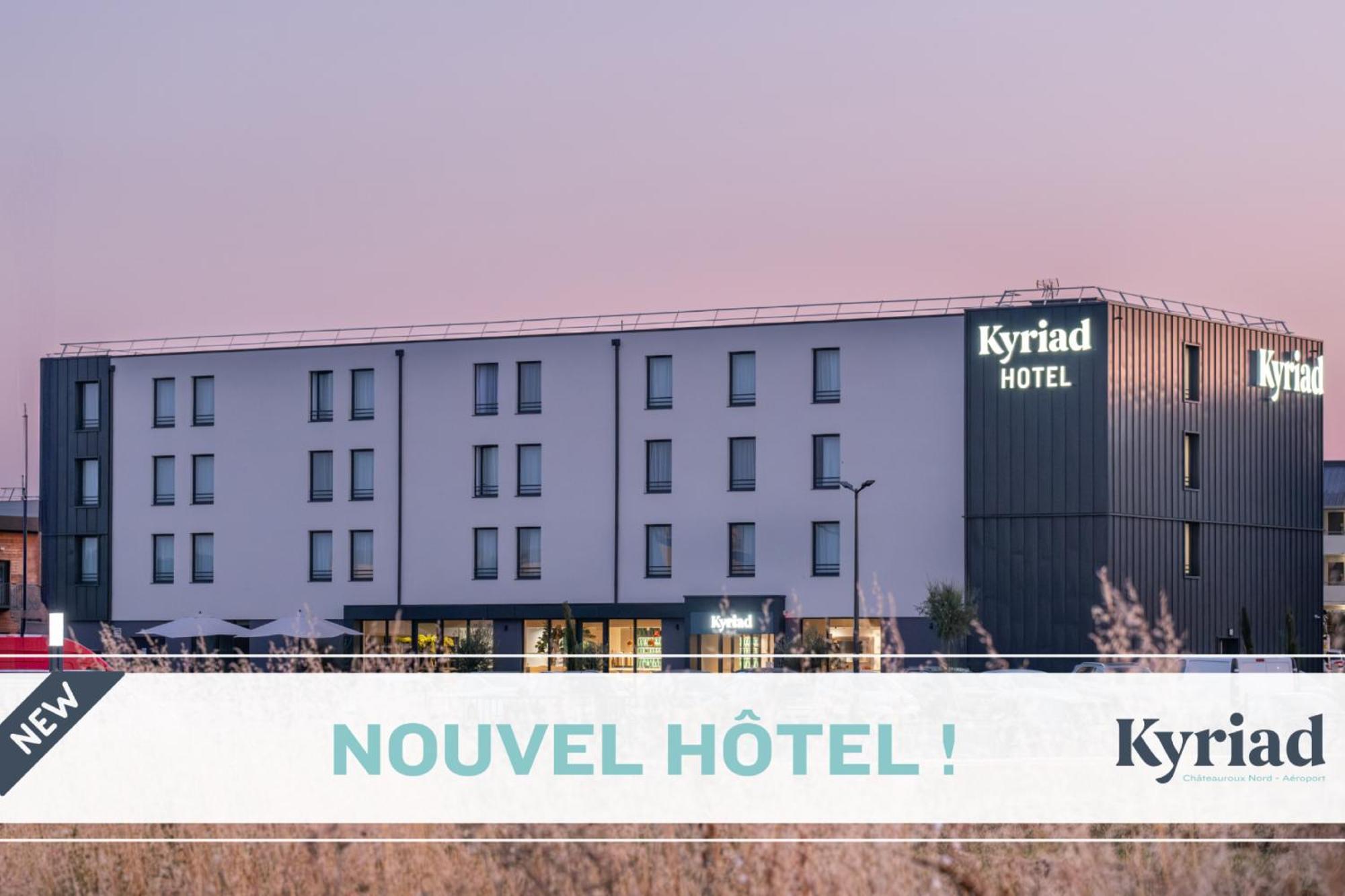 Kyriad Chateauroux Nord - Aeroport Deols Bagian luar foto